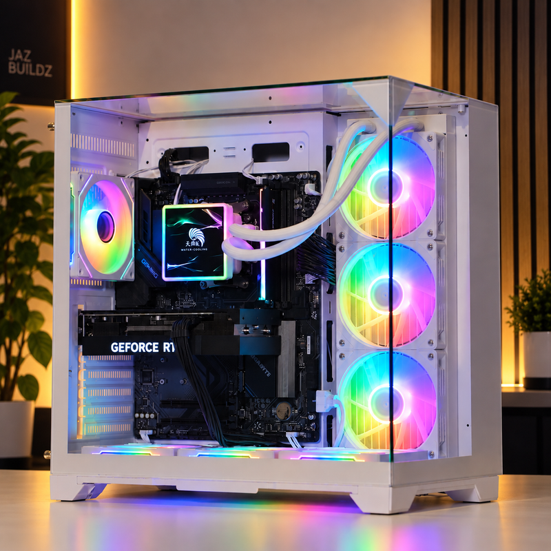Jaz Buildz V1 Gaming PC - Ryzen 7 9850X3D + RTX 4070 Super